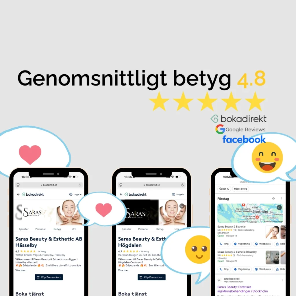 Genomsnittligt betyg på 4.8 av 5